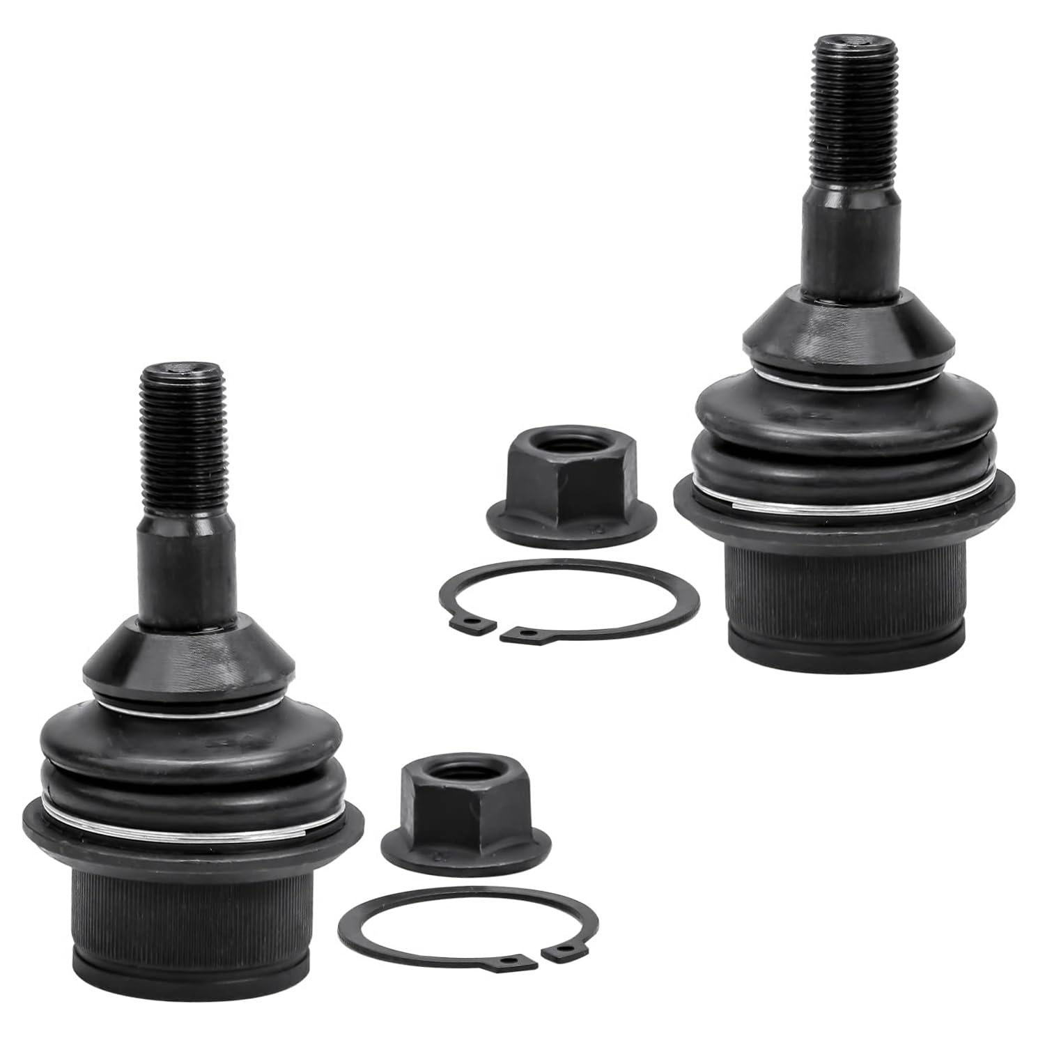 Detroit Axle - Front 12pc Suspension Kit for 2011-2015 Dodge Durango Jeep Grand Cherokee, 2 Lower Ball Joints 4 Front and Rear Sway Bars 4 Tie Rods 2 Boots 2012 2013 2014 Replacement