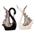 thumbnail image 1 of Estatuas decorativas de cisne shamjiam 2 uds Estilo A cerámica, 1 of 8