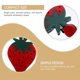 thumbnail image 2 of 1 Pair of Lovely Lady Fruit Strawberry Earrings Women Alloy Earrings, 2 of 4