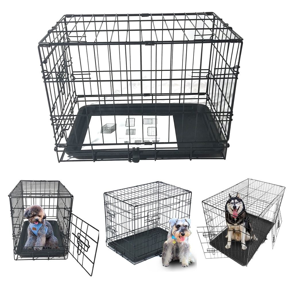20" Dog Crates for Small / Large Dogs, Dog Crates and Kennels with Leak
