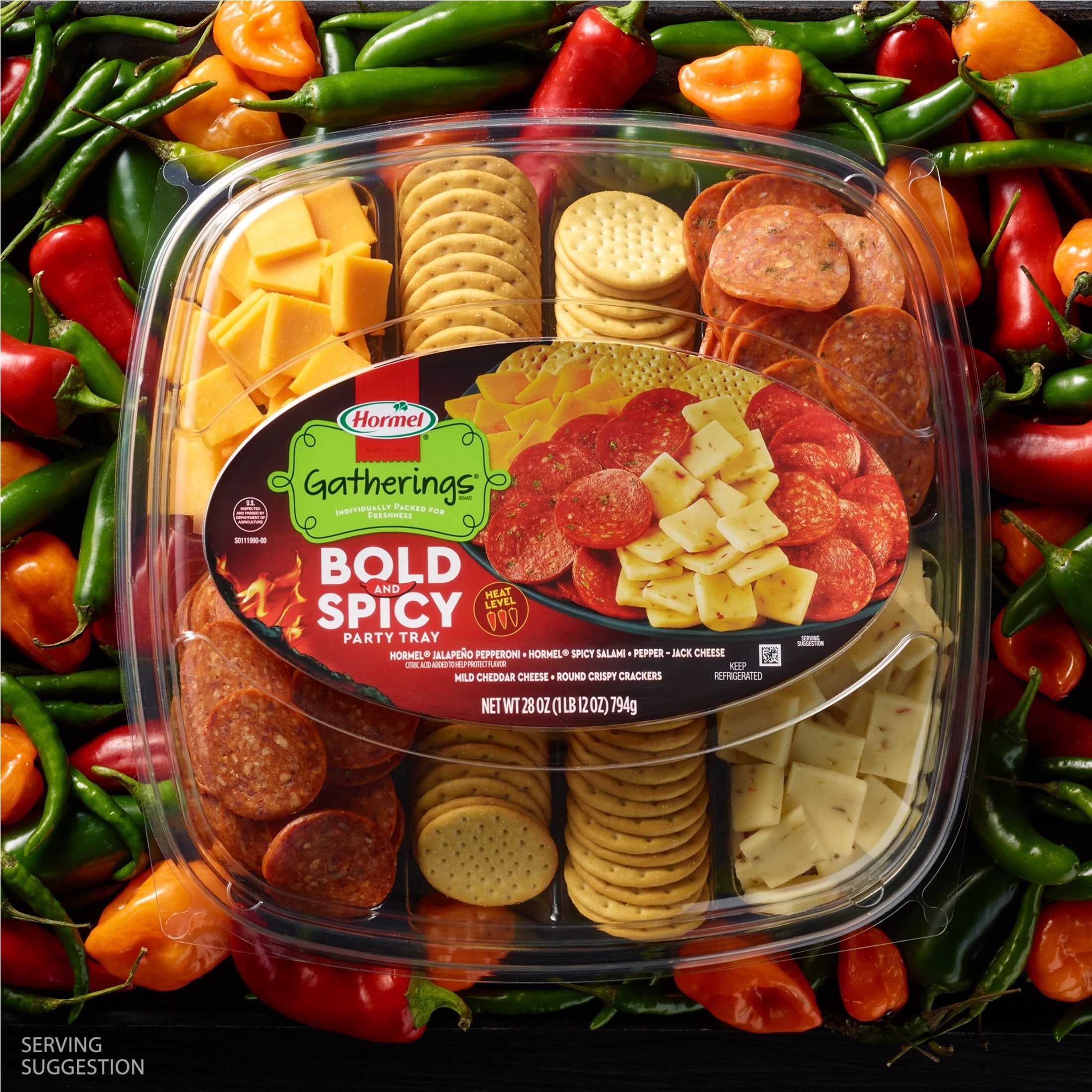 HORMEL GATHERINGS Bold and Spicy Party Tray, 1.75lbs
