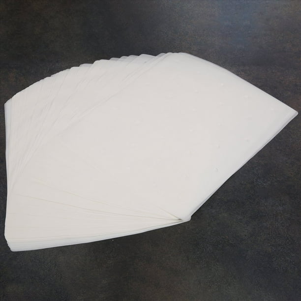 Revestimiento de Pergamino para Freidora de Aire de 100 Piezas, Revestimiento de Freidora de Aire Cuadrado Perforado para Ninja Foodi Grill 5 en 1 AG301 Freidora de Aire Dual
