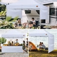 thumbnail image 5 of Half Walls para tienda de campaña plegable ABCCANOPY, blanca, 2 paquetes, 5 of 5