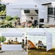 thumbnail image 5 of Half Walls para tienda de campaña plegable ABCCANOPY, blanca, 2 paquetes, 5 of 5