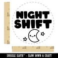 thumbnail image 2 of Night Shift Work Schedule Self-Inking Rubber Stamp Ink Stamper - Orange Ink - Small 3/4 Inch, 2 of 7
