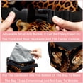 thumbnail image 4 of Leopard Foldable Mini Car Trash Can with Lid and Leak-Proof Hanging Storage Bag, 4 of 6