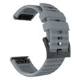 thumbnail image 1 of Correa de reloj de 26 mm correa de muñeca ajustable de silicona para Garmin Fenix ​​6X (gris), 1 of 7