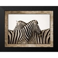 thumbnail image 2 of Phillip, Jamie 18x15 Black Modern Framed Museum Art Print Titled - Zebras, 2 of 5