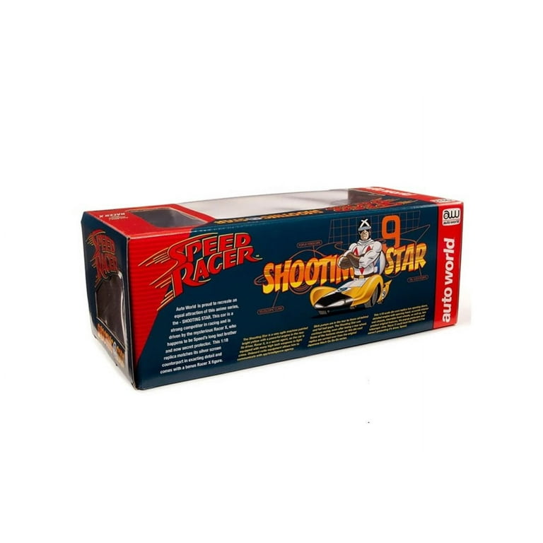 Speed Racer Shooting Star #9 with Speed X Figure, Yellow Speed Racer Shooting Star #9 with Speed X Figure, Yellow