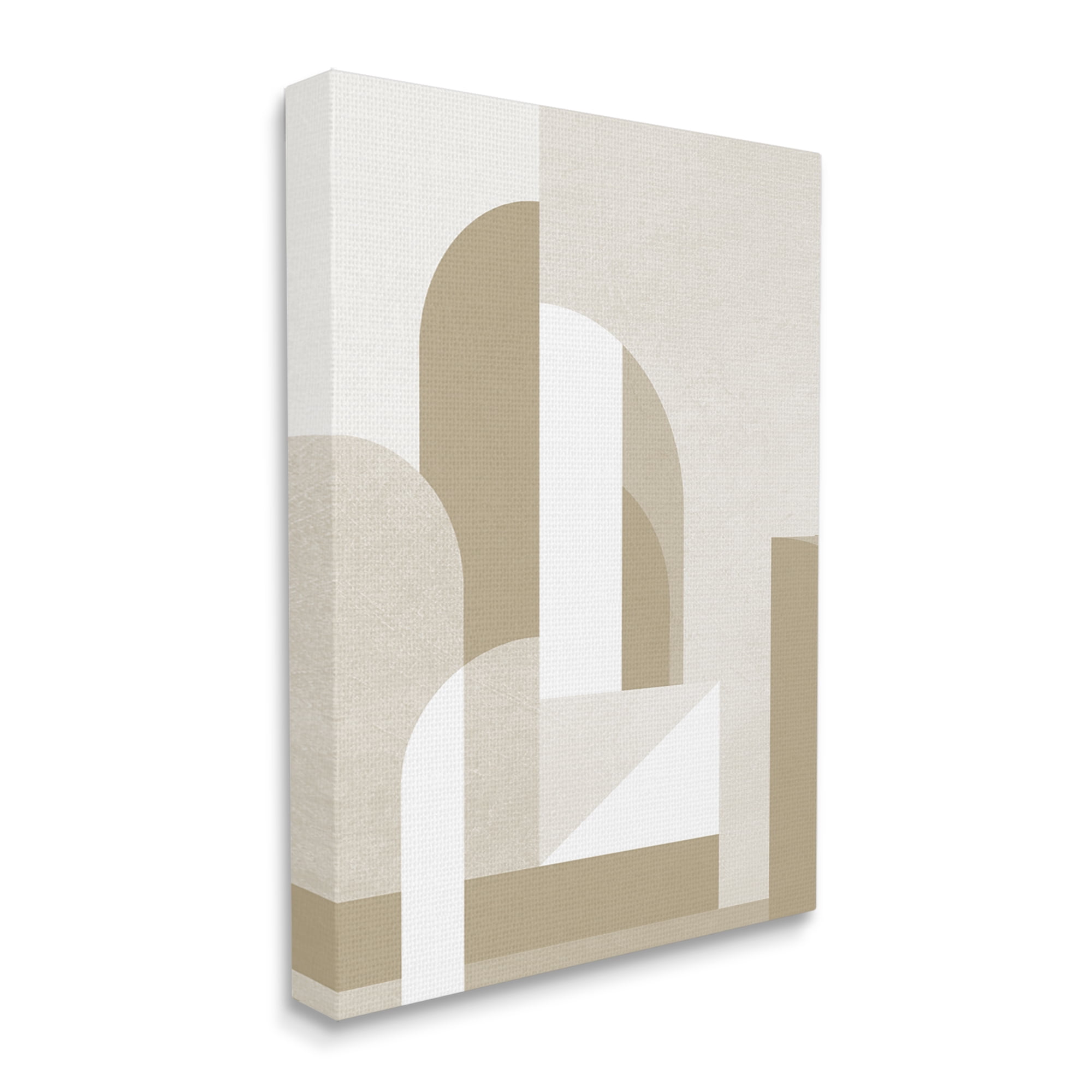 Stupell Industries Neutral Arches Architecture Abstract Painting Gallery Wrapped Canvas Art Print Wall Art, 30 x 40