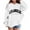 White, variant on Hoodie City Name Letter Print Black Hoodie Casual Long Sleeve Hoodies Fall Winter Clothes Girls Size 5-6 Years Clothes