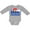AC-Heather Grey, variant on Inktastic Colorado Flag and Skyline Boys or Girls Long Sleeve Baby Bodysuit