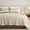 Light Taupe - Windowpane, variant on EVERGRACE Modern Windowpane Cotton Sateen Quilt Set Queen Size, Pre-Washed 100% Cotton Coverlet Bedspread, 3-Piece Soft Lightweight Bedding Set with 2 Shams for All Seasons, Bright White