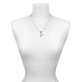 thumbnail image 2 of Delight Jewelry Silver-tone Large Greek Letter - Phi - Silver-tone Rope Charm Bead Dangle with Mini 2025, 2 of 4