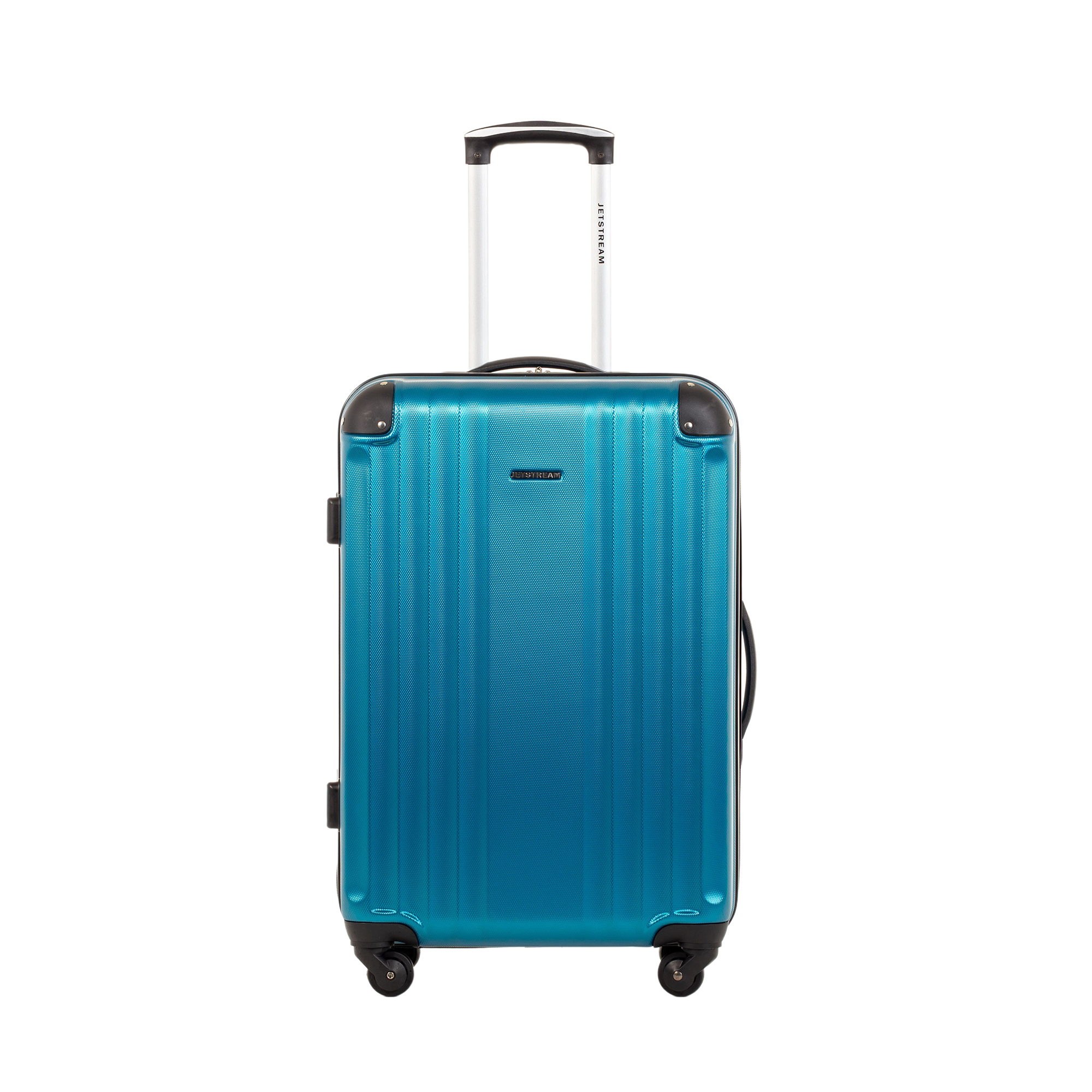 Jetstream 24-inch Hardside Rolling Spinner Checked Luggage, Teal ...