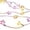 D, variant on Christmas Crystal Ball String Lights 10FT 20 LED Battery Operated Pink Fairy Lights for Indoor Holiday Room Porch Decor