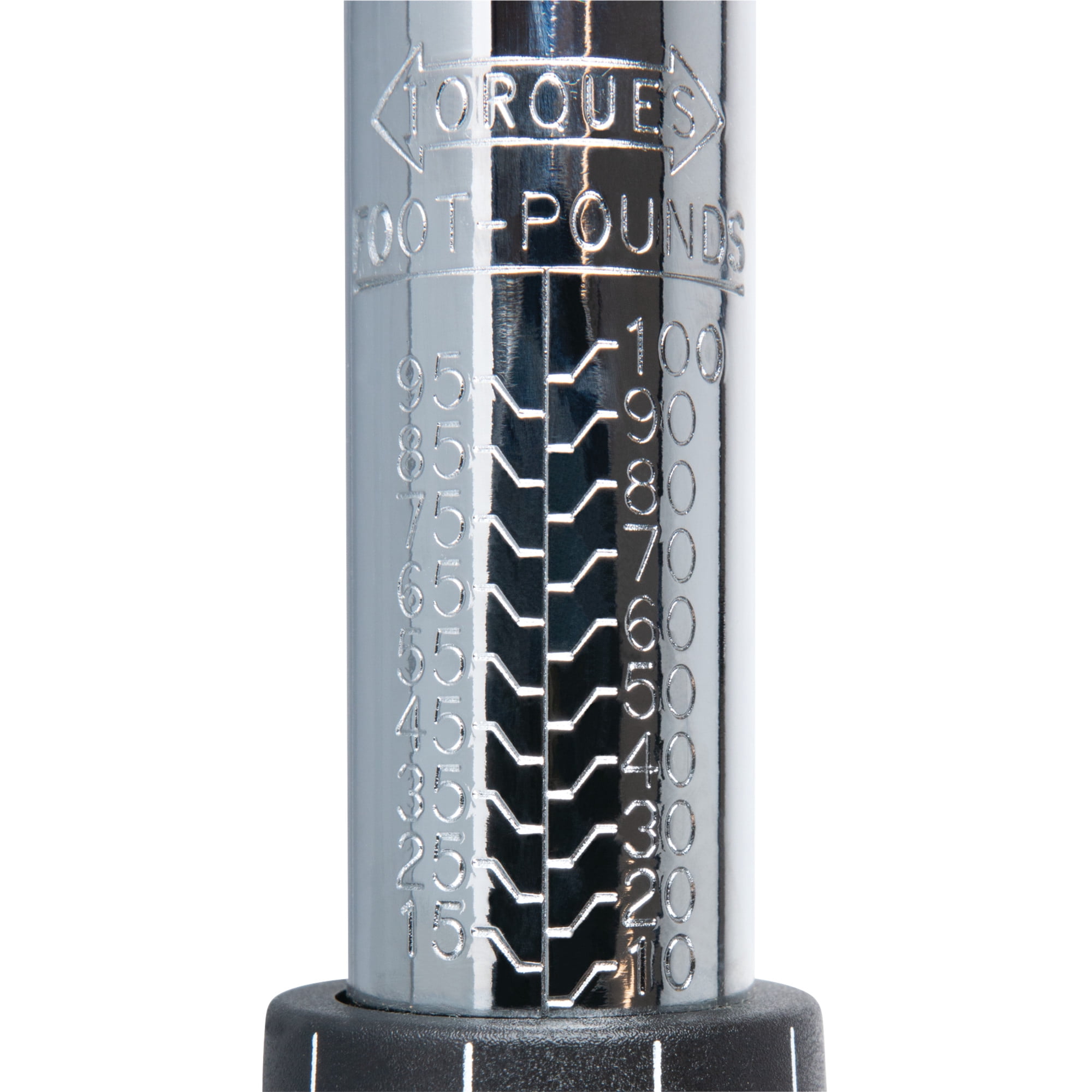 Performance Tool M198 3/8-Inch Drive Click Torque Wrench With Patented Torque Adjusting Locking Collar (10 to 100 ft/lb)