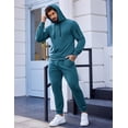 thumbnail image 4 of COOFANDY Men's Tracksuit 2 Piece Hooded Athletic Sweatsuits Casual Running Jogging Sport Suit Sets, 4 of 6