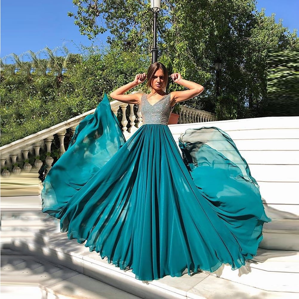 swing evening dress