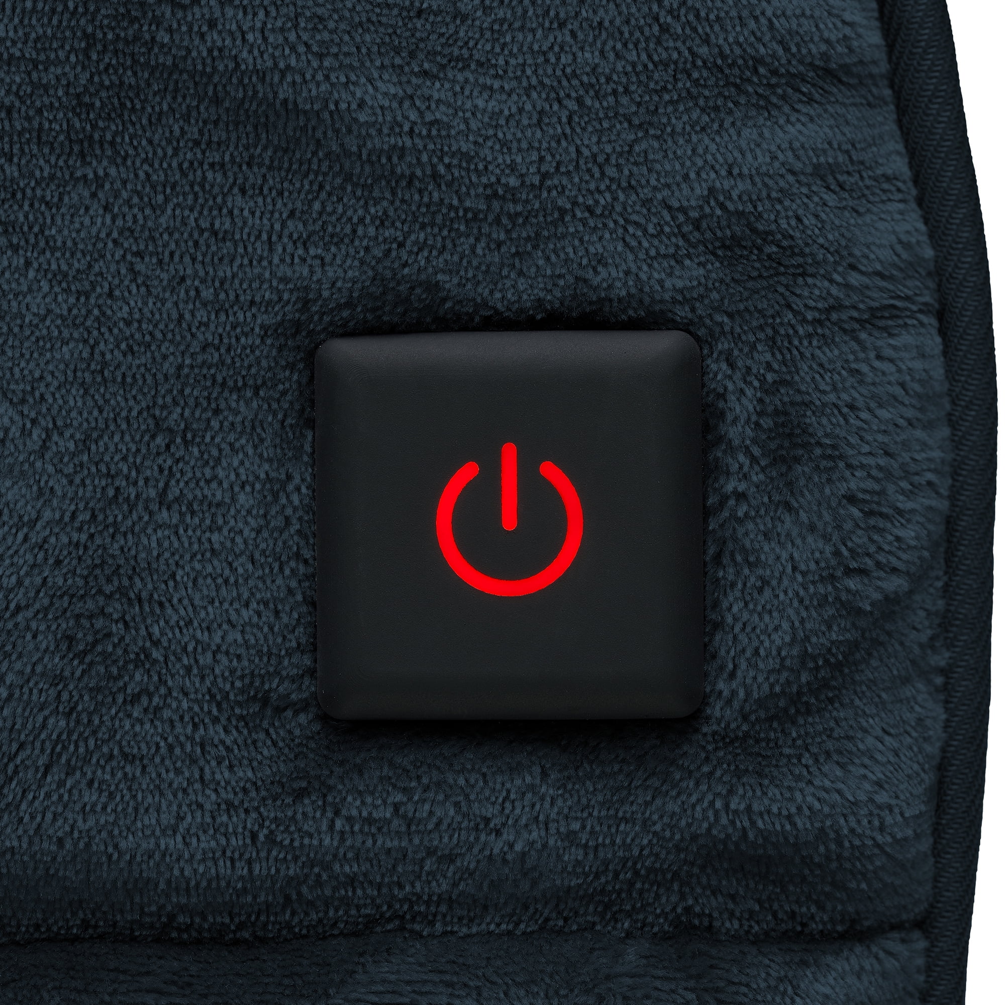 Brookstone Electric Heated Footie Grey Walmart
