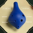 thumbnail image 5 of 6 Holes Resin Ocarina Alto C Simple Style Musical Instrument for Music Lover and Beginner, 5 of 5
