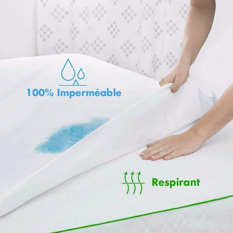 Leaveforme Children Elderly Waterproof Washable Urine-Proof Bed Mattress  Cover Protector 