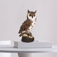 thumbnail image 4 of LCXmlly Owl Desktop Ornament Realistic Owl Ornament Synthetic Resin Garden Statue Housewarming Gift, 4 of 6