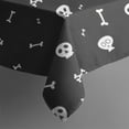 thumbnail image 5 of Halloween Skull and Bone Pattern Square Tablecloth,Waterproof Square Table Cover,Wipeable Spillproof Washable Table Cover for Home Kitchen Party Decor 60"x60"(152x152cm), 5 of 6