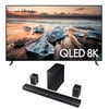 Samsung QN82Q900RB (7680 x 4320) 82" Ultra High Definition Smart 8K TV with a Samsung HW-Q90R 7.1.4 Channel Harmon Kardon Soundbar with Dolby Atmos (2019)