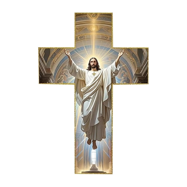 BotaniNest Wooden Wall Handmade Rural With Carvings Murals And Blessings Suitable For Families Churches And More