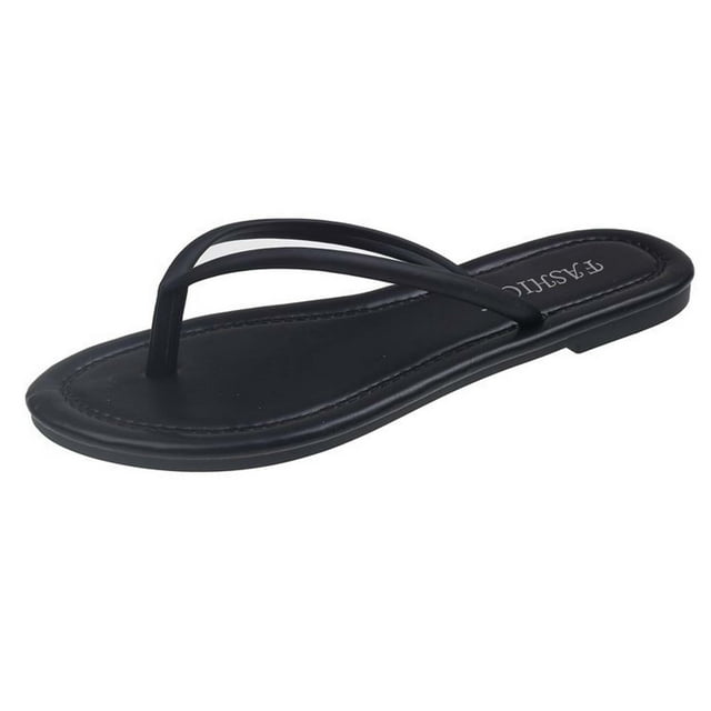 TopLLC Pantoufles pour Femme Femmes Été Mode Pantoufles Décontractées Tongs Semelle Plate Pantoufles de Plage Sandales Décontractées pour Femmes Chaussures pour Femmes