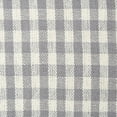 thumbnail image 4 of 50" x 60" Light Gray & Natural Gingham Check Accent Throw Blanket w/ Fringe Tassels, 4 of 6