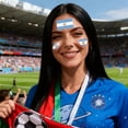 thumbnail image 3 of YWIYIUD 10PC 2.24x2.36 Inch Portable PatrioticFlags Face Stickers Durable World Flag Face and Body Stickers Multicultural Travel Luggage Aviation Stickers for Football Competition Sports Event, 3 of 8