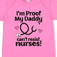 thumbnail image 4 of Inktastic Nurse Mommy Daddy Can't Resist Nurses Girls Baby Bodysuit, 4 of 5