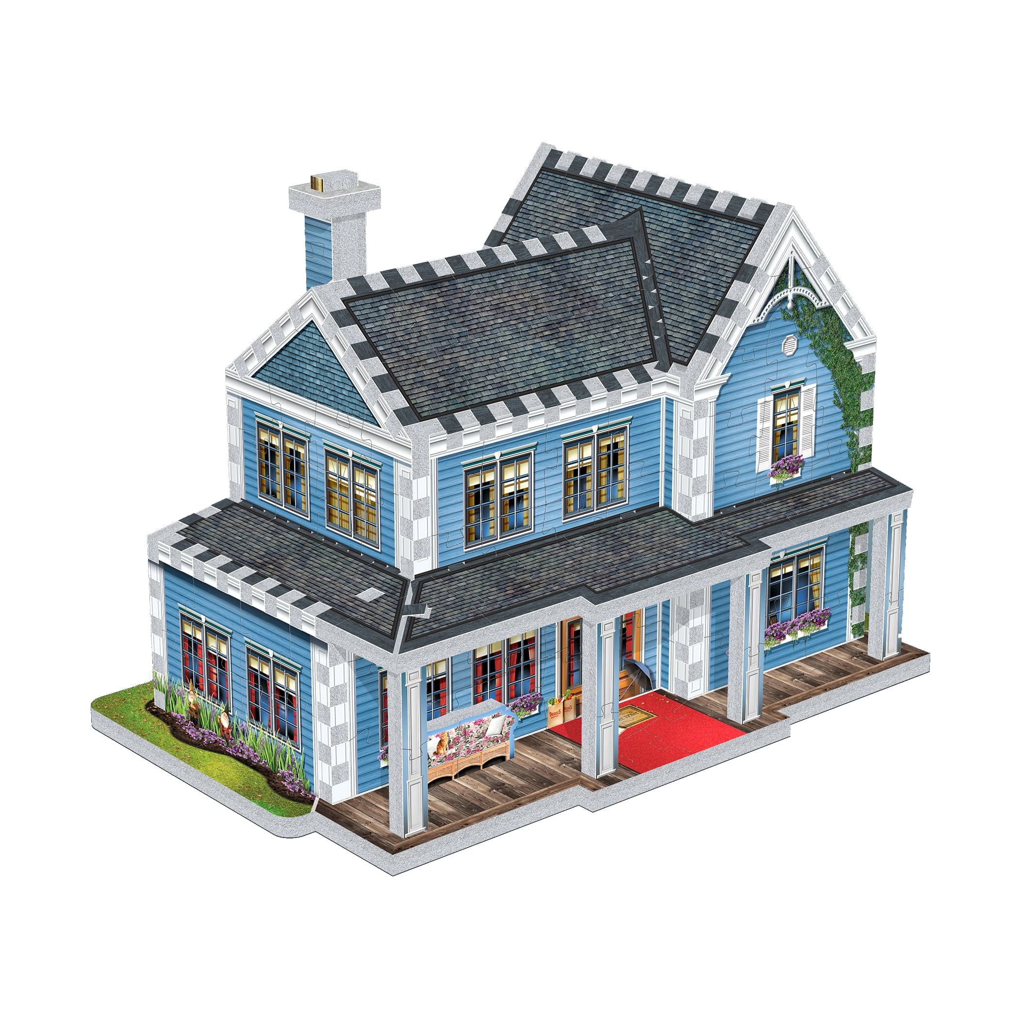 Wrebbit Gilmore Girls - Stars Hollow 3D Puzzle: 435 Pcs