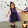 thumbnail image 5 of Baby Witch Outfits Tutu Dress Fairy Tale Wicked Witch Outfit Toddler Halloween Outfit Girls Toddler Kids Baby Girls Dress 9-12 Months, 5 of 9
