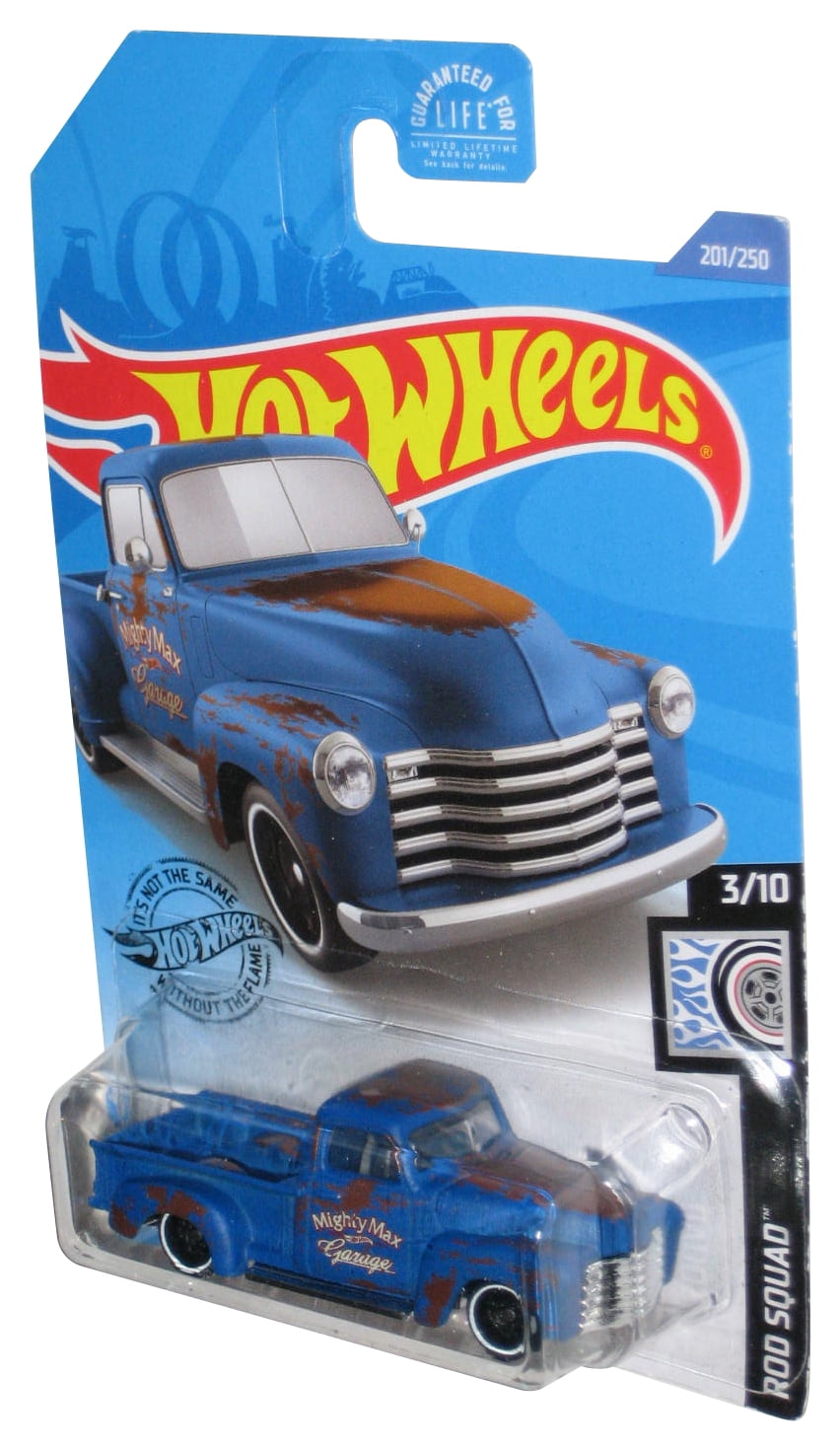 Hot Wheels HW Flames 6/10 (2017) Blue '57 Chevy Toy Car 9/250