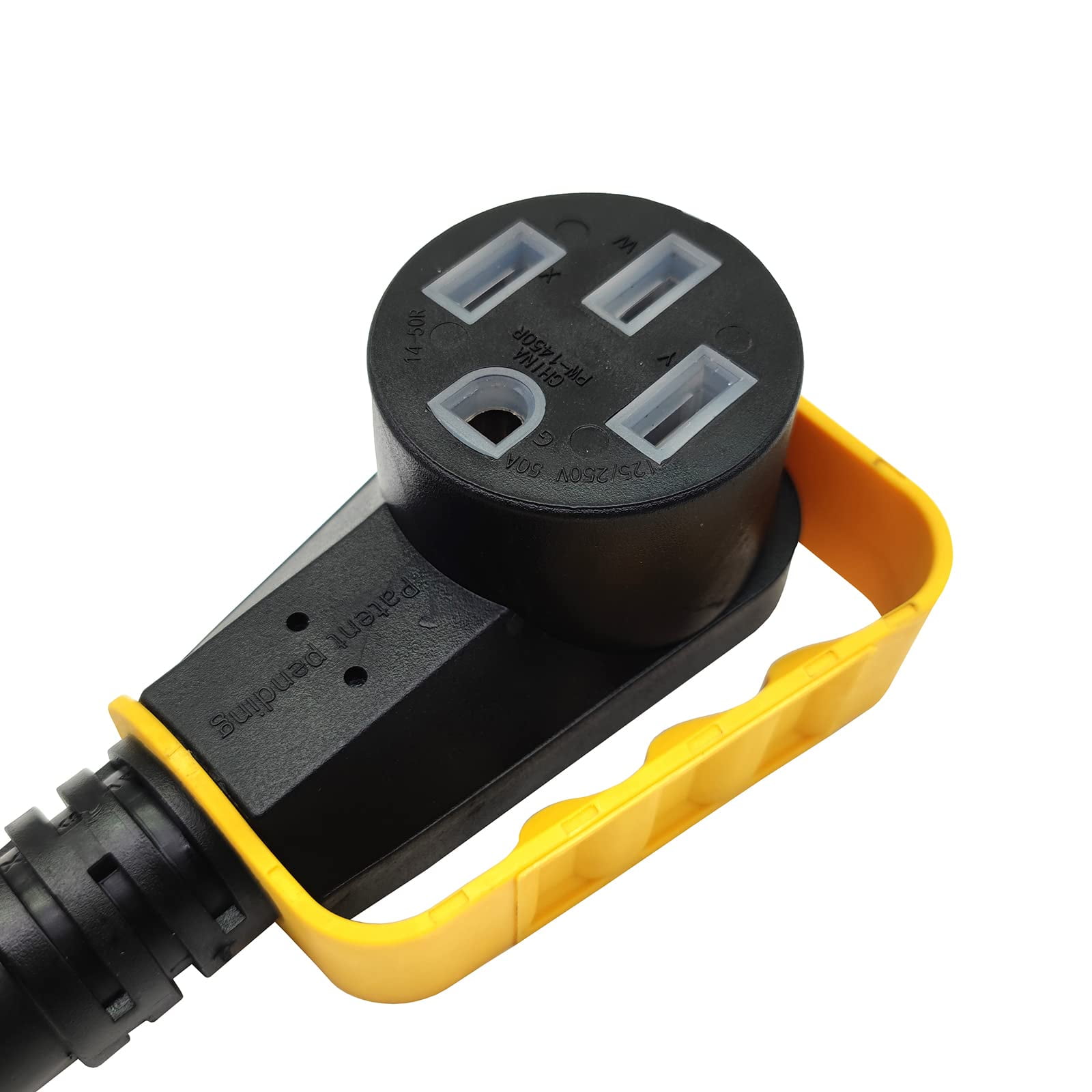 Parkworld 66433 RV / EV Replacement Power Cord NEMA 14-50 Receptacle 50A Female, 14-50R (2FT)