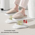 thumbnail image 3 of Toilet Stool for Adults, Anti Slip Low Noise Ergonomic Angle Multifunctional Toilet Potty Step Stool Spring Stable Base  for Household, 3 of 7