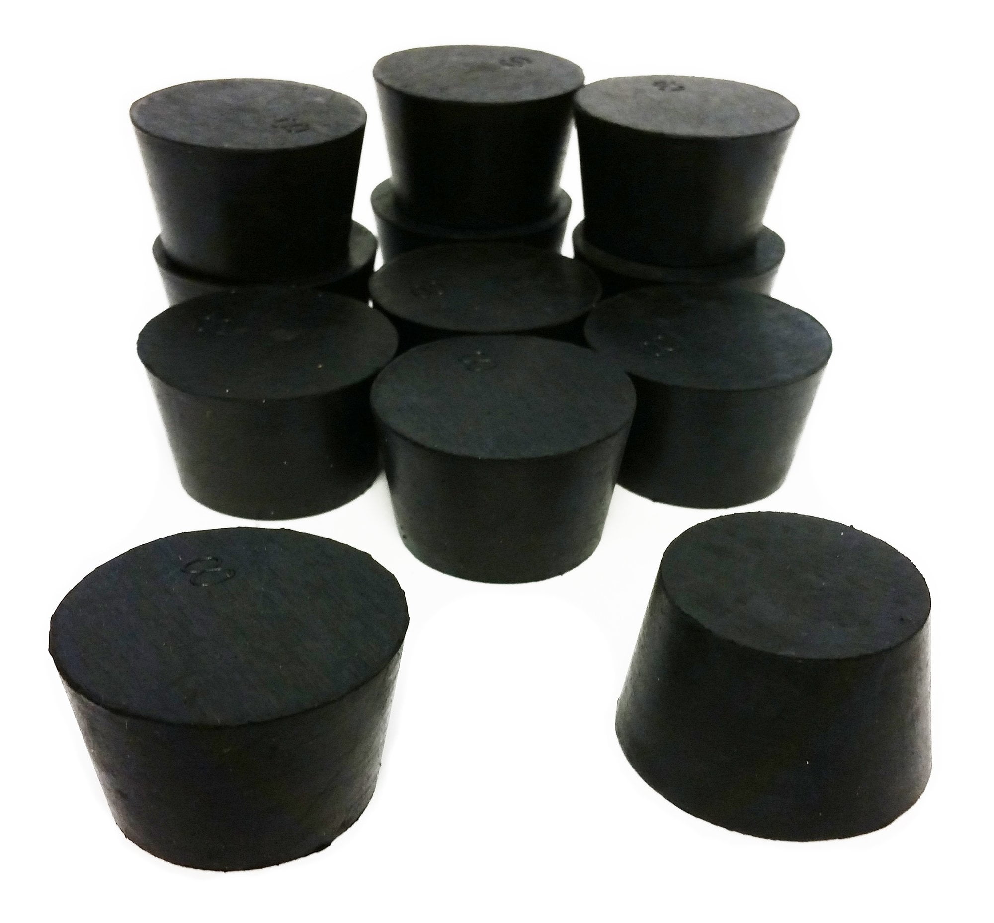 GSC International RS81 Rubber Stoppers Drilled 1Hole 1Pound Pack Size 8 tillescenter Lab