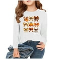 thumbnail image 2 of Blusas y camisas de cuello redondo y manga larga para niños Camisas estampadas de manga larga para Acción de Gracias Camisas lindas de cuello redondo Blusas casuales elegantes Ropa Camisas de cuello r, 2 of 5