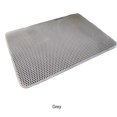 thumbnail image 2 of Goriertaly Choice For Feline Friend Double Layer Cat Litter Mat Easy To Clean Grey, 2 of 6