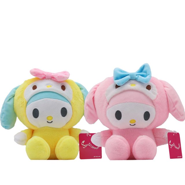 Sanrio-muñeco de peluche de Hello Kitty Cinnamoroll, modelos de peluche de dibujos animados, juguetes Kawaii para bebés, regalo de cumpleaños para niñas Fivean unisex