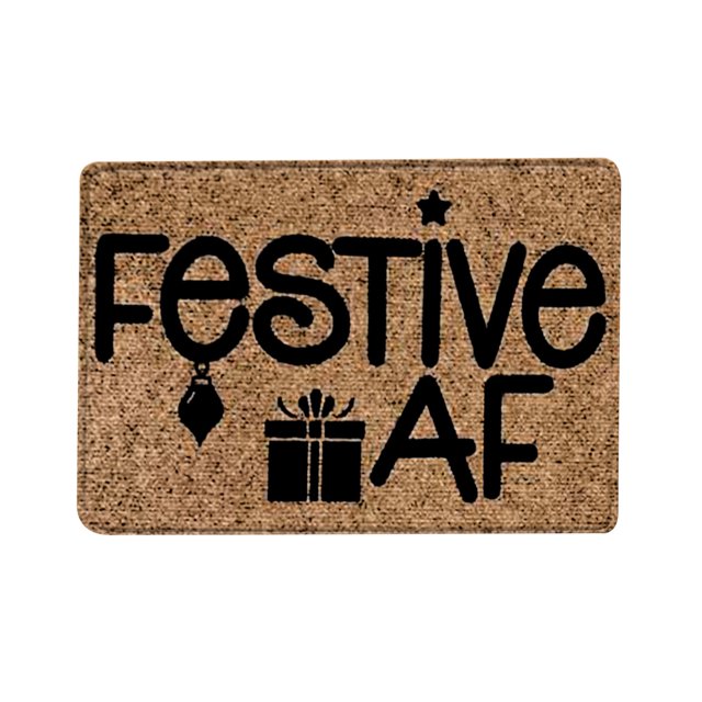Agiferg Christmas Creative Door Mat Kitchen Mat Bedroom Living Room Mat