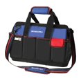 thumbnail image 1 of Bolsa de herramientas WORKPRO impermeable de 18 pulgadas con 20 bolsillos y correa, 1 of 9