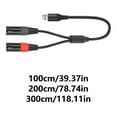 thumbnail image 5 of lanema USB to 3Pin Sound Cable USB to Double 3Pin Male Output Cord PC USB to Stereo Sound Cable Converters for Amplifiers Speaker, 5 of 11