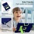 thumbnail image 4 of iPad Air 11 M2 Case With Screen Protector 3 in 1 Kickstand Heavy Duty for M2 2024/10.9 Air 5th Generation 2022/10.9 Air 4th, Protective Cover for iPad Air 11 Air 5 4 Gen - Blue, 4 of 5