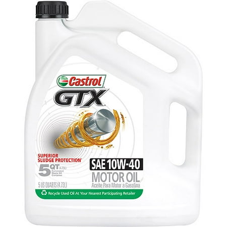 castrol gtx 10w 40 conventional motor 5 qt walmart castrol gtx 10w 40 conventional motor 5 qt walmart