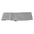 thumbnail image 4 of Dolce & Gabbana Gray Patterned Waist Belt Silk Cummerbund, 4 of 5