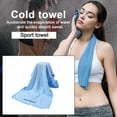 thumbnail image 3 of sunsanly Cooling Fitness Towel Quick Drying Sweat Absorbing Breathable Large Rectangle Men Women Gym Yoga Workout Outdoor Sports Towel, 3 of 8
